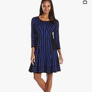 Gabby Skye Fit and Flare Sweater Dress